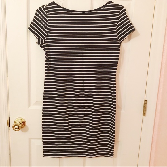 Black & White Striped Dress - Picture 2 of 3